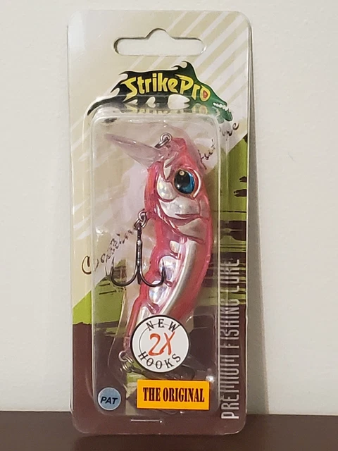 StrikePro Hunchback 3-1/8" Shallow 5/8oz Original Lure EG112B(F) Pink-A-Licious StrikePro Hunchback 3-1/8" Shallow 5/8oz Original Lure EG112B(F) Pink-A-Licious