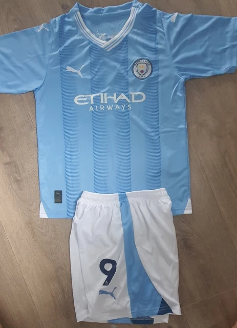 MANCHESTER CITY 2023 24 Home Football KIDS Kit 11 12Y Haaland 9 BNWT manchester-city-2023-24-home-football-kids-kit-11-12y-haaland-9-bnwt