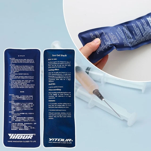 Custodia da viaggio Medicla refrigeratore sacchetto di raffreddamento per insulina pillola protettore impacco ghiaccio gel freddo