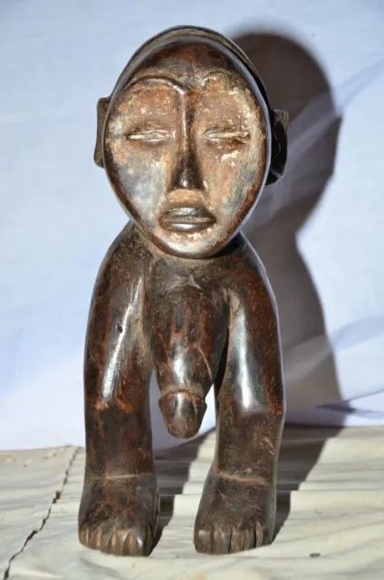 Lega Abstract male  Figure Carving Congo African Art