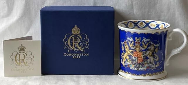 Royal Collection Trust Bone China King Charles III 2023 Coronation Tankard.