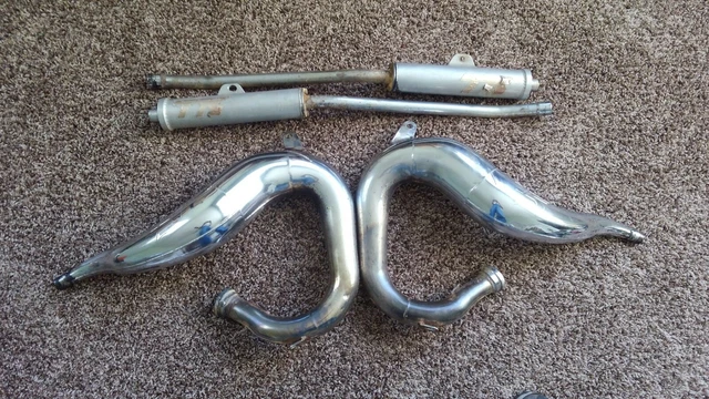 Banshee Parts Exhaust Muffler Pipe Stay Mount With Hangers Springs And O-Rings Fits For Yamaha YFZ350 1987-2006 Banshee 350 - Foto 8