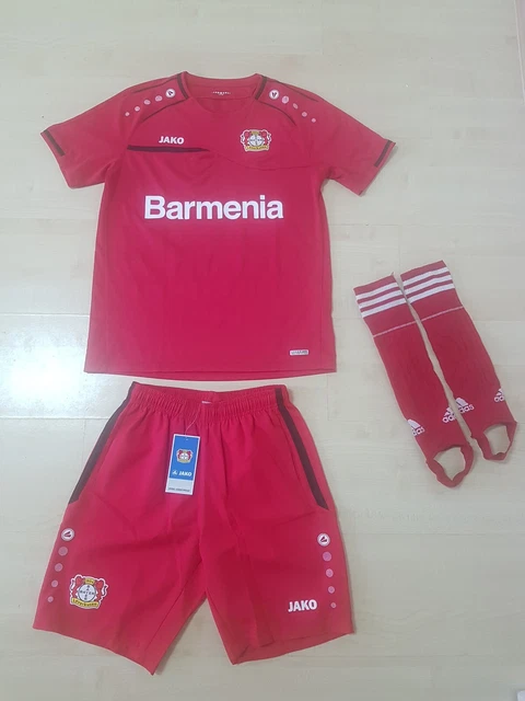 Jako Bayer Leverkusen 164 Trikot Set T-Shirt + Hose + Stutzen *NEU*
