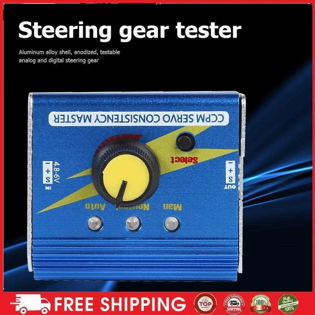 DC4.8-6V Digital Servo Tester ESC Consistency Tester CCPM Meter for RC Airplane