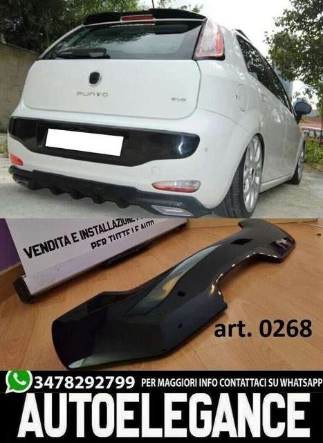 Fiat Grande Punto / Punto Evo Dachspoiler Sportliches Design Schwarzglänzend