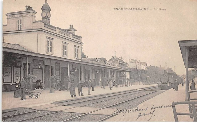 95.AM17868.Enghien les Bains.La Gare.Train