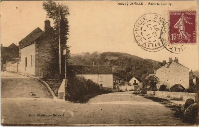 CPA MAILLY-la-VILLE - Route de clamecy (147027)