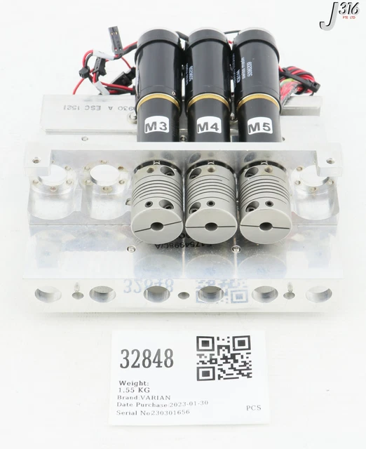 32848 Varian Motor Assy W/ X3 Maxon Motor, 406144 E11686970