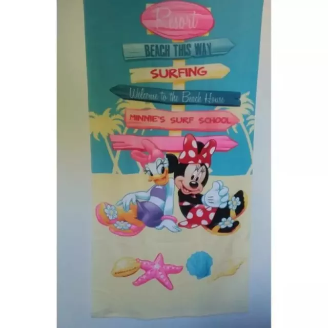 Serviette Drap De Plage, Piscine Microfibres Minnie &amp; Daisy