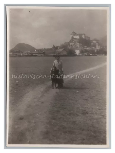 Kufstein Österreich 1925 - Burg Kirche Felder - altes Foto 1930er