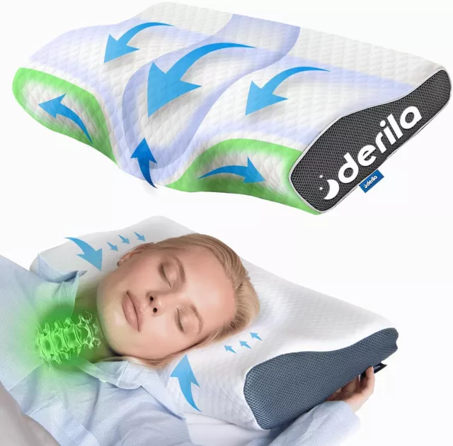 Derila Memory Foam cuscino per dorso laterale, schiena e addominale