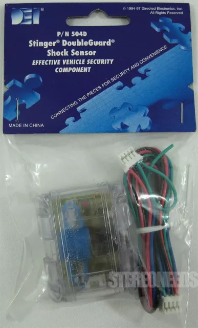 New Dei 504D Stinger Double Guard Shock Sensor Car Alarm Viper Clifford Python