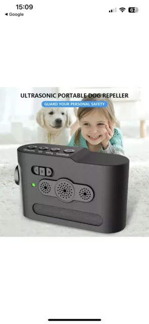 Ultrasonic Dog Barking Trainer with LED Light Anti Barking Device for Puppy Dog