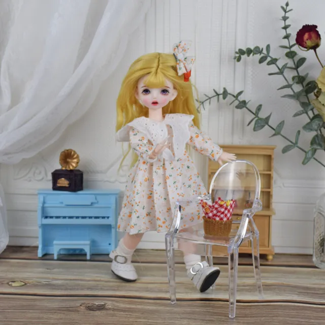 Bambola bambini per ragazze 30 cm bambole BJD principessa 12 pollici donna con vestiti giocattoli fai da te 5