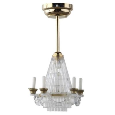 Houseworks Casa Delle Bambole Miniatura LED Wireless " Matrimonio Torta " Lampadario IN 
