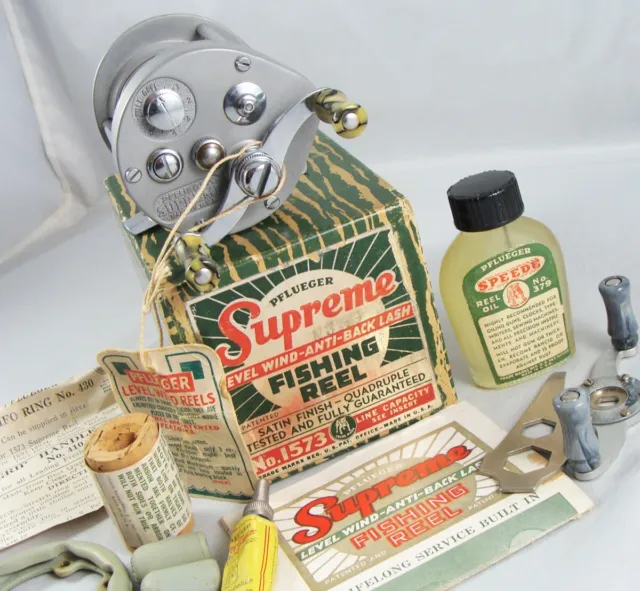 Vintage Pflueger Fishing Reel Box FOR SALE! - PicClick