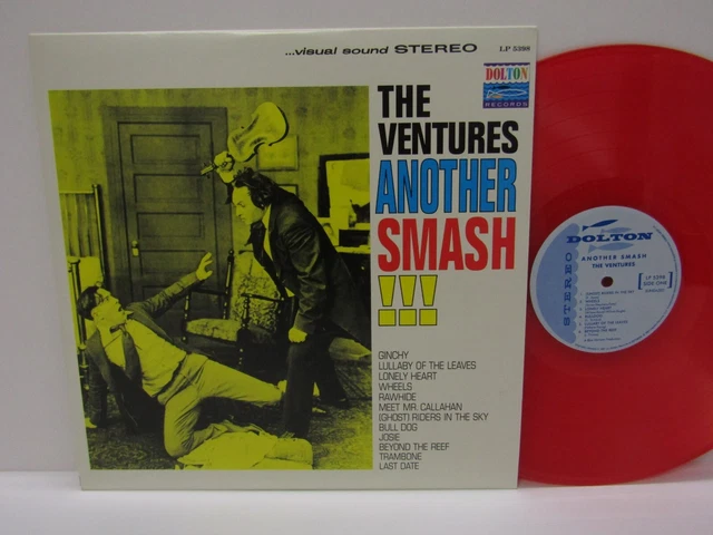 60s Pop Instrumental THE VENTURES another smash 2013 US 180g Red Vinyl LP Mint