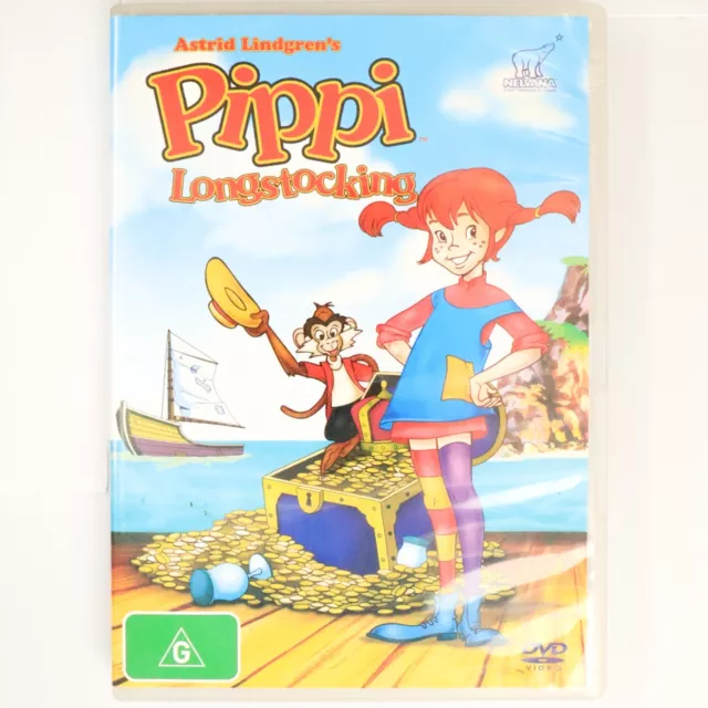 Pippi Longstocking (DVD, 1998) Animation Adventure Comedy TV Series Film - R4