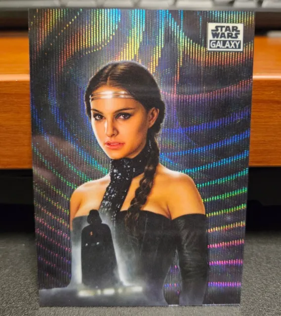 2021 Topps Star Wars Chrome Galaxy Padme Finest on Naboo Wave Refractor /99