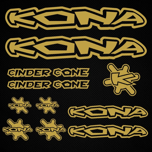 kona bike decals