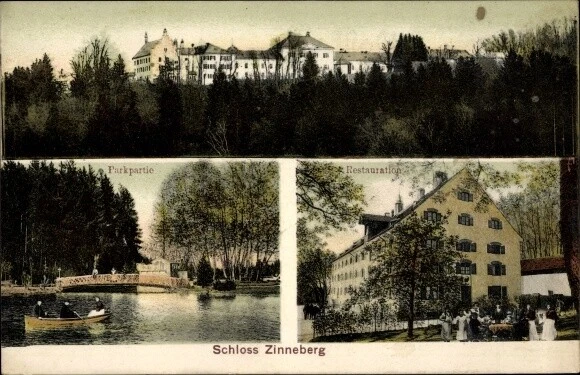Ak Zinneberg Glonn Kreis Ebersberg in Oberbayern, Schloss... - 10088357