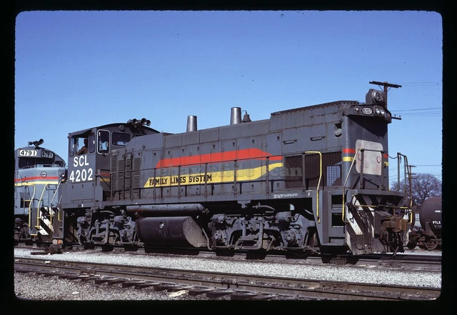 Original Slide - SCL Seaboard Coast Line 4202 MP15AC FL Scheme Atlanta GA 3-84