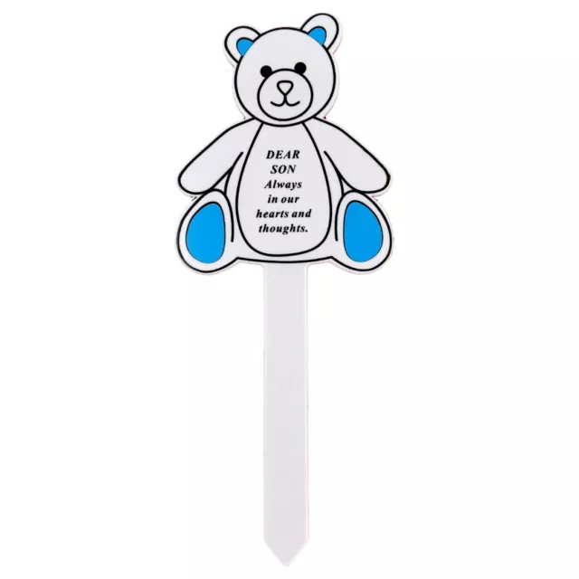 Special Son Memorial Baby Child Remembrance Verse Grave Ground Stake Plaque