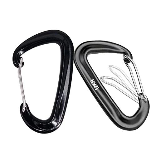 Mousqueton12KN Mousquetons Robustes7075 en Alliage Aluminium MousquetonPetits...