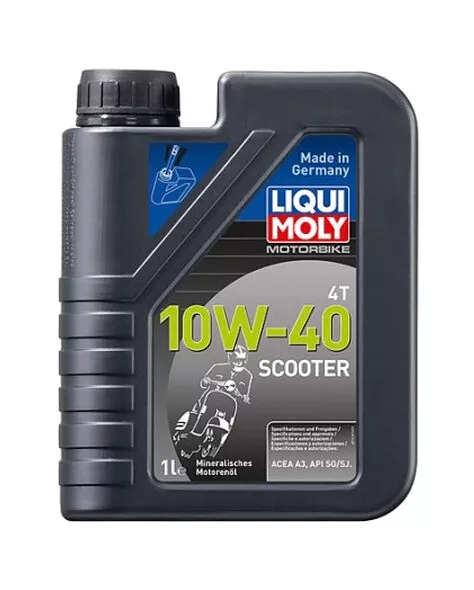 37872 - Huile de graissage moteur 1L Motorbike 4T semi-sintético 10W-40 Scooter