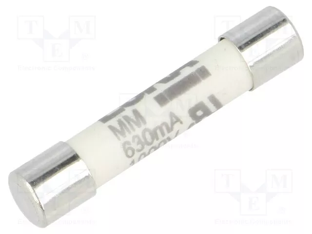Sécurité : Schmelz Super Rapidement 1kVAC 6,3x32mm 630mA Laiton 632415 Superflin