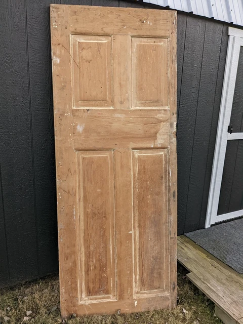 Antique Exterior Wood Door  32 by 80