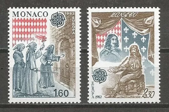 Monaco - Timbres Neufs Luxe - Europa 1982