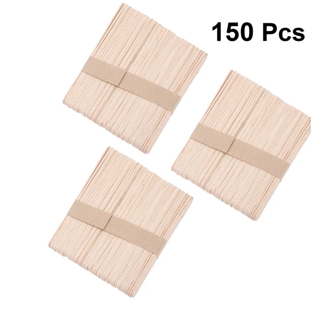 150 Pcs Spatule En Bois Pour Épilation Cire À La Spatule Cosmétique