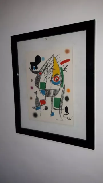 Lithographie Miro signée et numérotée encadré par Sturtz 2