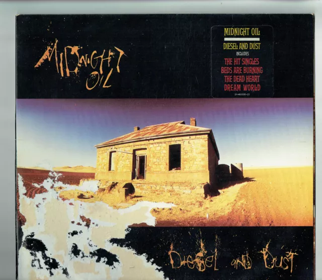 33T MIDNIGHT OIL Vinyle LP 12" DIESEL AND DUST - THE HIT SINGLES - CBS 4600051