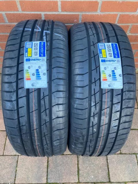 2 x 255/55R19 111V XL ACCELERA 4X4 ST68 EXTRA LOAD TYRES 255 55 19!