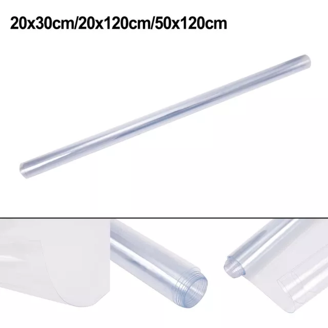 3 Size Clear Ultra-Transparent PVC Fabric Soft Glass Waterproof Crystal Craft
