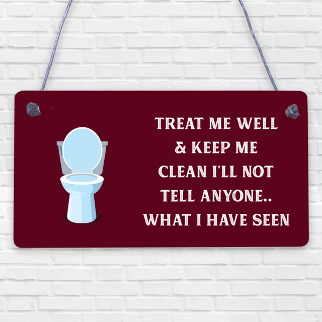 Funny BATHROOM Signs Shabby Chic Door Plaque Sign for Toilet Bathroom The Loo