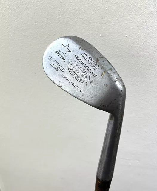 Hickory Golf Club. Gibson And Co. Mashie Niblick