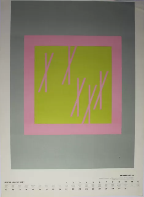 JOSEF ALBERS - Interaction of Colour (1972). Unsignierte Offset-Lithographie. 2
