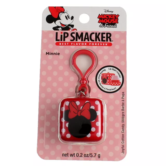 4 Pack Lip Smacker Mickey Mouse & Friends Minnie Lip Balm, Joyful Cotton Candy