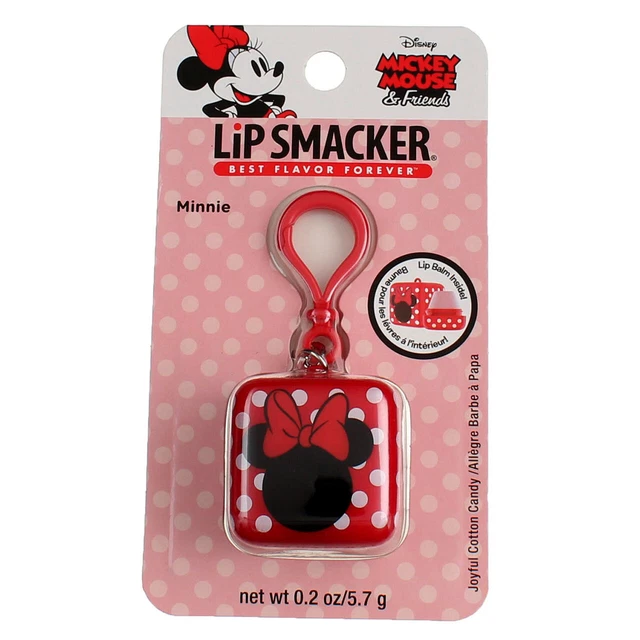 4 Pack Lip Smacker Mickey Mouse & Friends Minnie Lip Balm, Joyful Cotton Candy