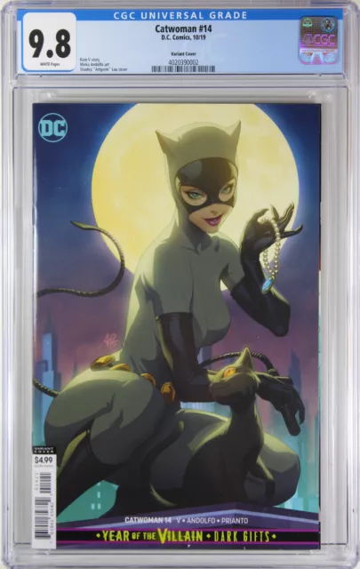 Catwoman #14 (Stanley "Artgerm" Lau Variant) Comic Book ~ Cgc 9.8 Nm/M