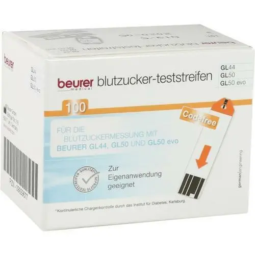BEURER GL44/GL50 Blutzucker-Teststreifen 100 St