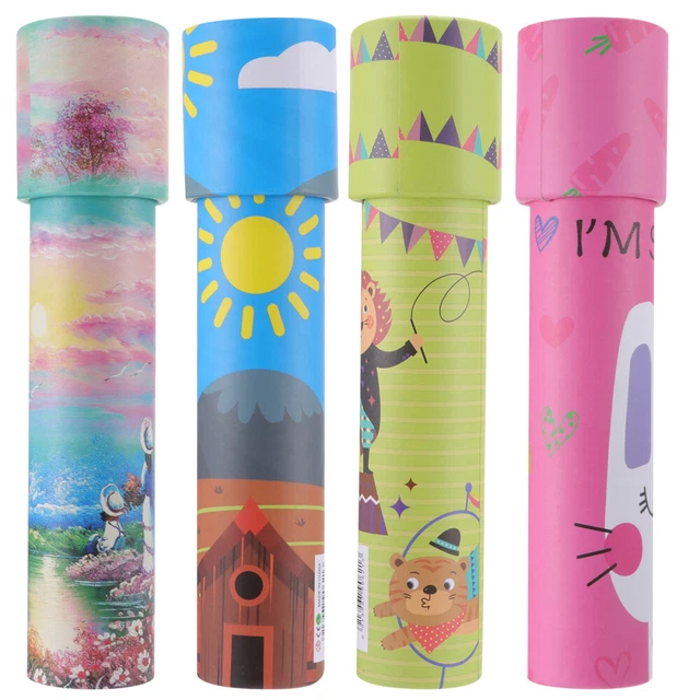 4 PCS JOUET Éducatif Pour Enfants Scientifique Kaléidoscope Parent