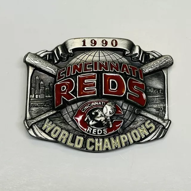 Cincinnati Reds Limited Edition 1990 World Champions MLB Belt Buckle #186/10K