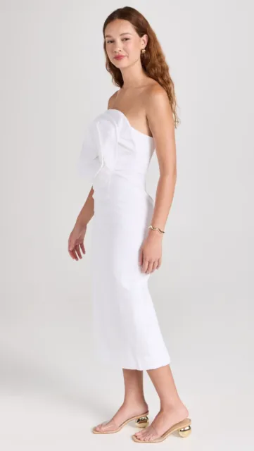 Mara Hoffman Floral-Appliquéd Organic Cotton-Linen Dress UK 10 - £750