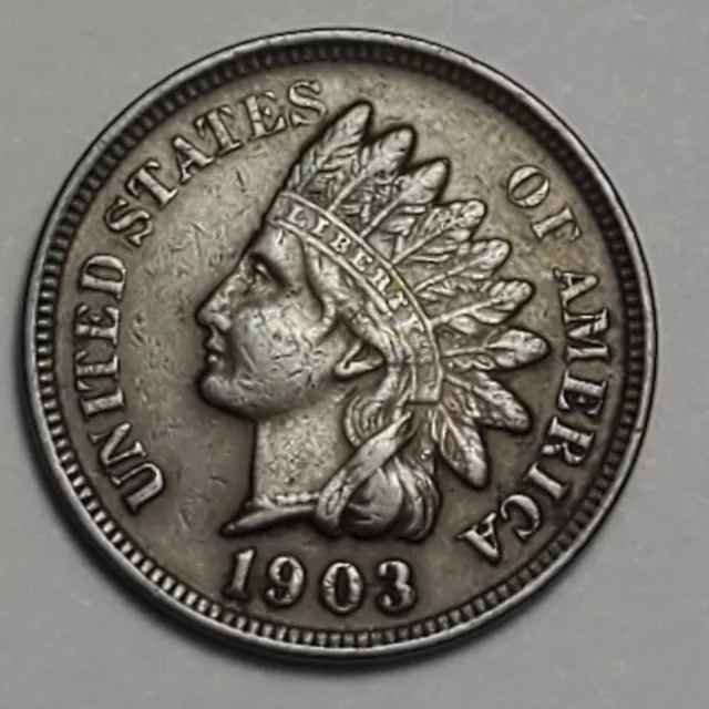 Nicer Low Mintage 1903 Indian Head Cent