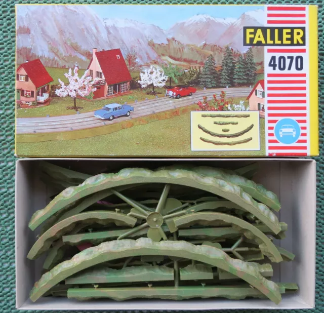 Faller AMS  4070 -- Fahrbahnböschung-Set in OVP, 60er Jahre Spielzeug #170120