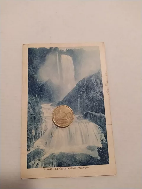 Terni cartolina La cascata delle Marmore non viaggiata Vintage